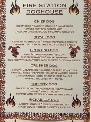 Menu photo 1 Fire Station Doghouse Topeka, KS