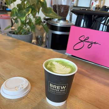 BREW - Matcha Latte (12oz) - Coffee & Tea Near Me - Cary, North Carolina