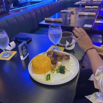 The U Bar And Grill - Roasted chicken and rice and beans, lunch special - Sports Bars Near Me - New York, New York
