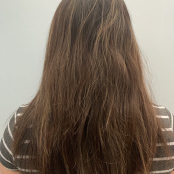 Divine Hair Salon - Hair after (no heat product). This was 2-3 weeks after with just the oil recommended by stylist - Hair Salons Near Me - Ashburn, Virginia