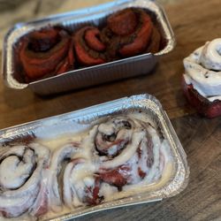Orbit & Oven - Red Velvet Cinnamon Rolls