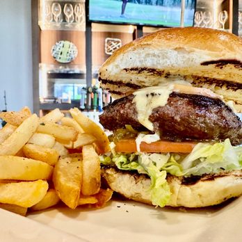 RowHouse - a hamburger and french fries - Seafood Near Me - Washington, DC, District of Columbia