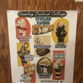 Country Custard Cottage - Menu - Bakeries Near Me - Sutersville, Pennsylvania Country Custard Cottage - Menu - Bakeries Near Me - Sutersville, Pennsylvania