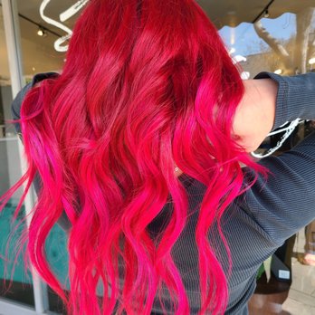 The Promised Strand - 16" weft extensions and vivid color - Hair Salons Near Me The Promised Strand - 16" weft extensions and vivid color - Hair Salons Near Me