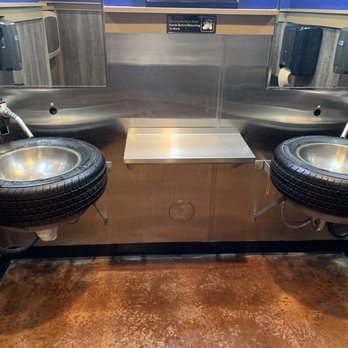 Ford's Garage Dearborn - Bathroom - Burgers Near Me - Dearborn, Michigan Ford's Garage Dearborn - Bathroom - Burgers Near Me - Dearborn, Michigan