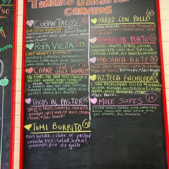 Tumerico - Menu - Vegan Near Me - Tucson, Arizona