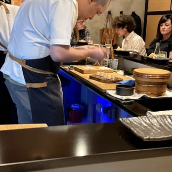 Craft Omakase - Chef Charlie at work - Japanese Near Me - Austin, Texas