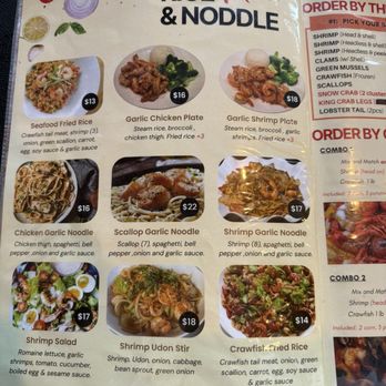 Etouffee Shaking Crab - Rice and noodle menu - Seafood Near Me - Redlands, California