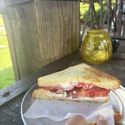 Heirloom tomato sandwich