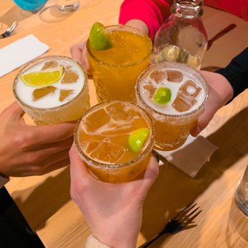 Diego's East Side - Regular margarita, blood orange margarita, mango margarita and peach margarita - Mexican Near Me