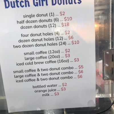 Dutch Girl Donuts by null