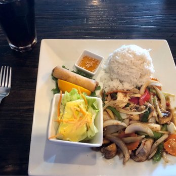 Thai Station Restaurant - 7. Ginger Love Lunch Special chicken - Thai Near Me - Indianapolis, Indiana Thai Station Restaurant - 7. Ginger Love Lunch Special chicken - Thai Near Me - Indianapolis, Indiana