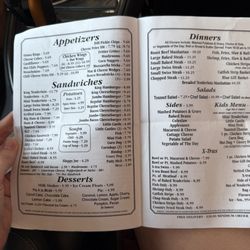Menu pages 2 & 3