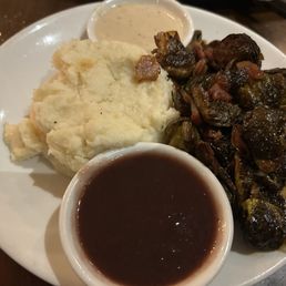 Brussels sprouts and mashed potatoes Brussels sprouts and mashed potatoes