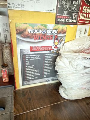 Menu photo 1 Touchdown Wings Lithonia, GA