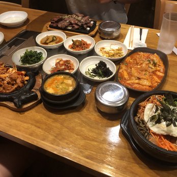 Kalim Korean BBQ - The whole spread - Korean Near Me - Montgomery, Alabama Kalim Korean BBQ - The whole spread - Korean Near Me - Montgomery, Alabama