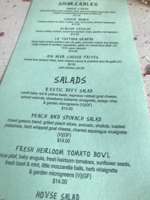 Menu photo 5 Triple Taproom & Kitchen Milwaukee, WI
