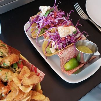 Fishing With Dynamite - Our Shrimp Po Boy and Mahi Mahi Tacos - Seafood Near Me - Manhattan Beach, California