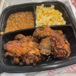 Buford’s BBQ - Fried chicken, baked beans and Mac and cheese