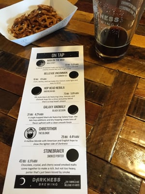 Menu photo 8 Darkness Brewing Bellevue, KY