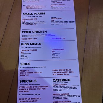 Mahall's - Menu - Bowling Near Me - Lakewood, Ohio
