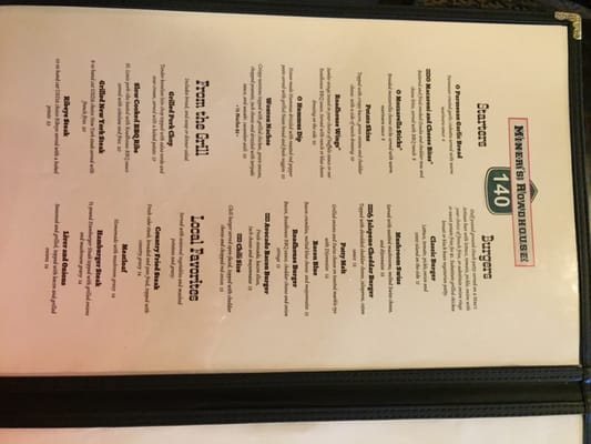 Menu photo 4 Miner's Roadhouse 140 Mariposa, CA