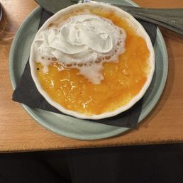 Very very sloppy creme brûlée