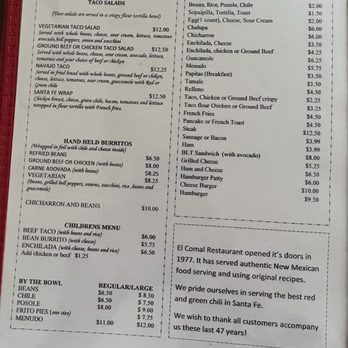 El Comal - Menu - Mexican Near Me - Santa Fe, New Mexico