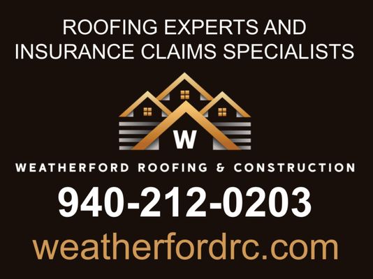 Weatherford Roofing and Construction Logo