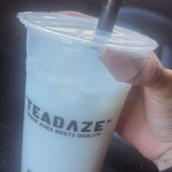 Tea Daze - Coconut Milk Tea  With coconut jelly - Bubble Tea Near Me - Stockton, California