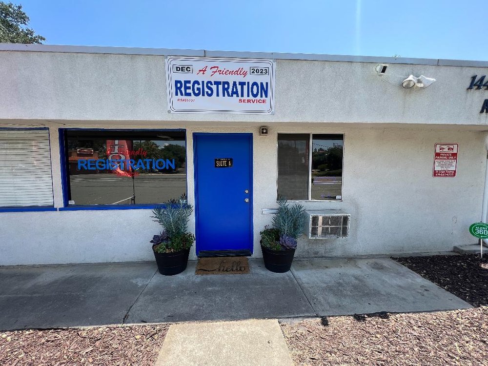 A FRIENDLY REGISTRATION SERVICE 14475 Olde Hwy 80, El Cajon