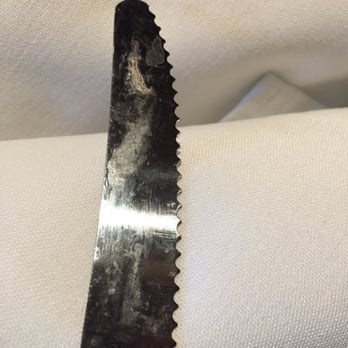 Uncle Julio's - The "clean" knife they gave us here. This place is a nightmare!!!!! - Mexican Near Me - Naperville, Illinois Uncle Julio's - The "clean" knife they gave us here. This place is a nightmare!!!!! - Mexican Near Me - Naperville, Illinois