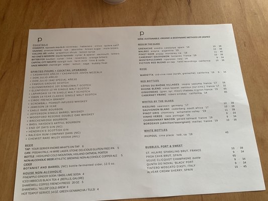 Menu photo 7 Plant Asheville, NC