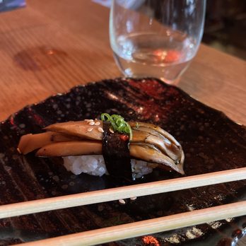 Sake Haus - King Oyster Mushroom with Tussock Jumper Sake - Bars Near Me - Phoenix, Arizona Sake Haus - King Oyster Mushroom with Tussock Jumper Sake - Bars Near Me - Phoenix, Arizona