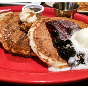Red Cow St. Paul - Pancakes: Red velvet, Sweet potato, Blueberry. - Burgers Near Me - St Paul, Minnesota Red Cow St. Paul - Pancakes: Red velvet, Sweet potato, Blueberry. - Burgers Near Me - St Paul, Minnesota