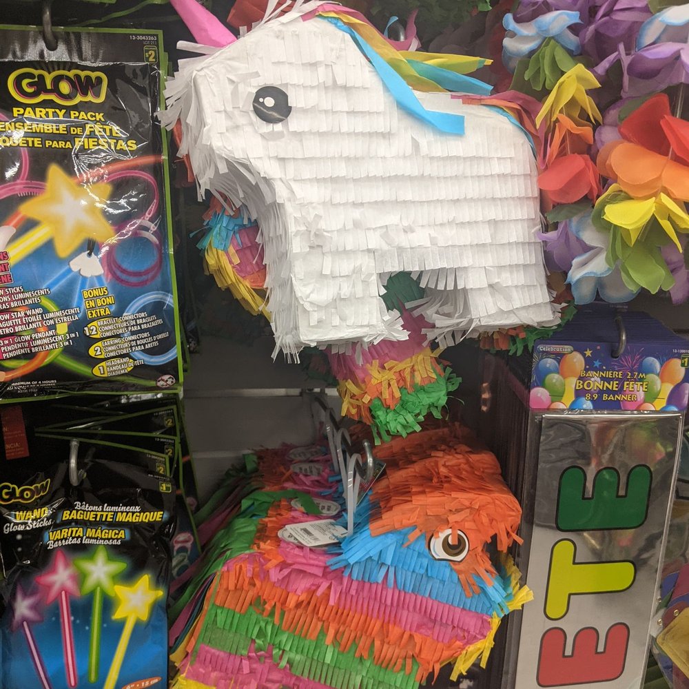 Dollarama - Pinatas in the party supplies section - Discount Store Near Me - Pickering, Ontario Dollarama - Pinatas in the party supplies section - Discount Store Near Me - Pickering, Ontario