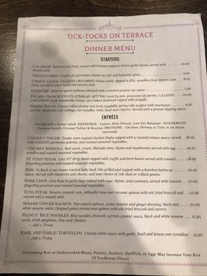 Menu photo 2 Tick Tock's on Terrace Honesdale, PA Menu photo 2 Tick Tock's on Terrace Honesdale, PA