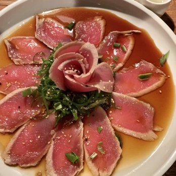Mahi Sushi - Tuna Tataki. Great flavor and a good size portion too. - Sushi Bars Near Me - Fort Myers, Florida Mahi Sushi - Tuna Tataki. Great flavor and a good size portion too. - Sushi Bars Near Me - Fort Myers, Florida