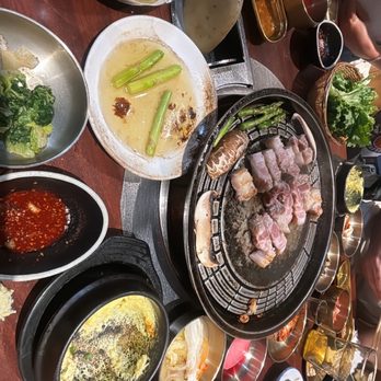 Moo and Oink - This spread!! - Korean Near Me - Palisades Park, New Jersey Moo and Oink - This spread!! - Korean Near Me - Palisades Park, New Jersey