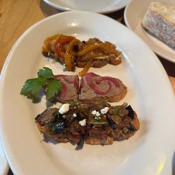 Mercato Bar & Kitchen - crostini sampler - Italian Near Me - Ithaca, New York Mercato Bar & Kitchen - crostini sampler - Italian Near Me - Ithaca, New York