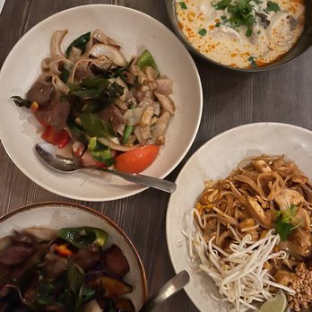 Thai Spice - Tom kha soup and eggplant garlic basil - Thai Near Me - San Francisco, California Thai Spice - Tom kha soup and eggplant garlic basil - Thai Near Me - San Francisco, California