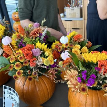 The Flower Shop - I asked for Pumpkins and Fall with fall colors and splashes of pink- these were SOOO MUCH CUTER than the pinterest inspos I showed! - Florists Near Me - San Leandro, California The Flower Shop - I asked for Pumpkins and Fall with fall colors and splashes of pink- these were SOOO MUCH CUTER than the pinterest inspos I showed! - Florists Near Me - San Leandro, California