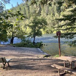 Rogue Elk Campground - Boat launch area.
