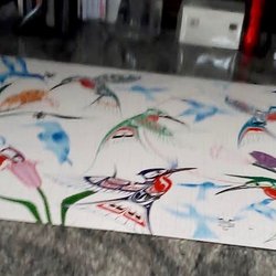 Sasquatch Gifts & Souvenirs - ... daughter completed Richard Shorty 's 'Garden of Hummingbirds' puzzle.