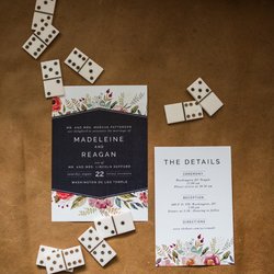 Print-Mark - A wedding invitation suite designed and printed by Print-Mark