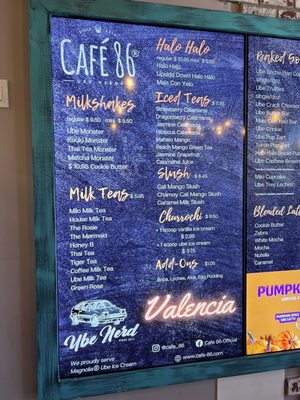 Menu photo 8 Cafe 86 Valencia, CA