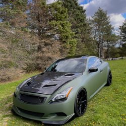 JL Tint & Customs - Matte Military Green wrap, Full Ceramic Tint, and Tinted Tail lights!