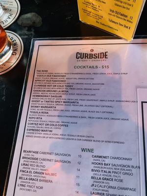 Menu photo 6 Curbside Eatery & Drinkery La Mesa, CA Menu photo 6 Curbside Eatery & Drinkery La Mesa, CA