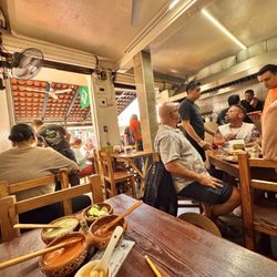 Pancho's Takos - View from my little table