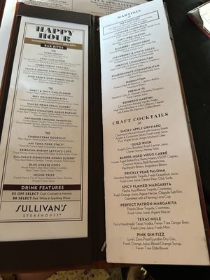 Menu photo 1 Sullivan's Steakhouse Palm Desert, CA Menu photo 1 Sullivan's Steakhouse Palm Desert, CA
